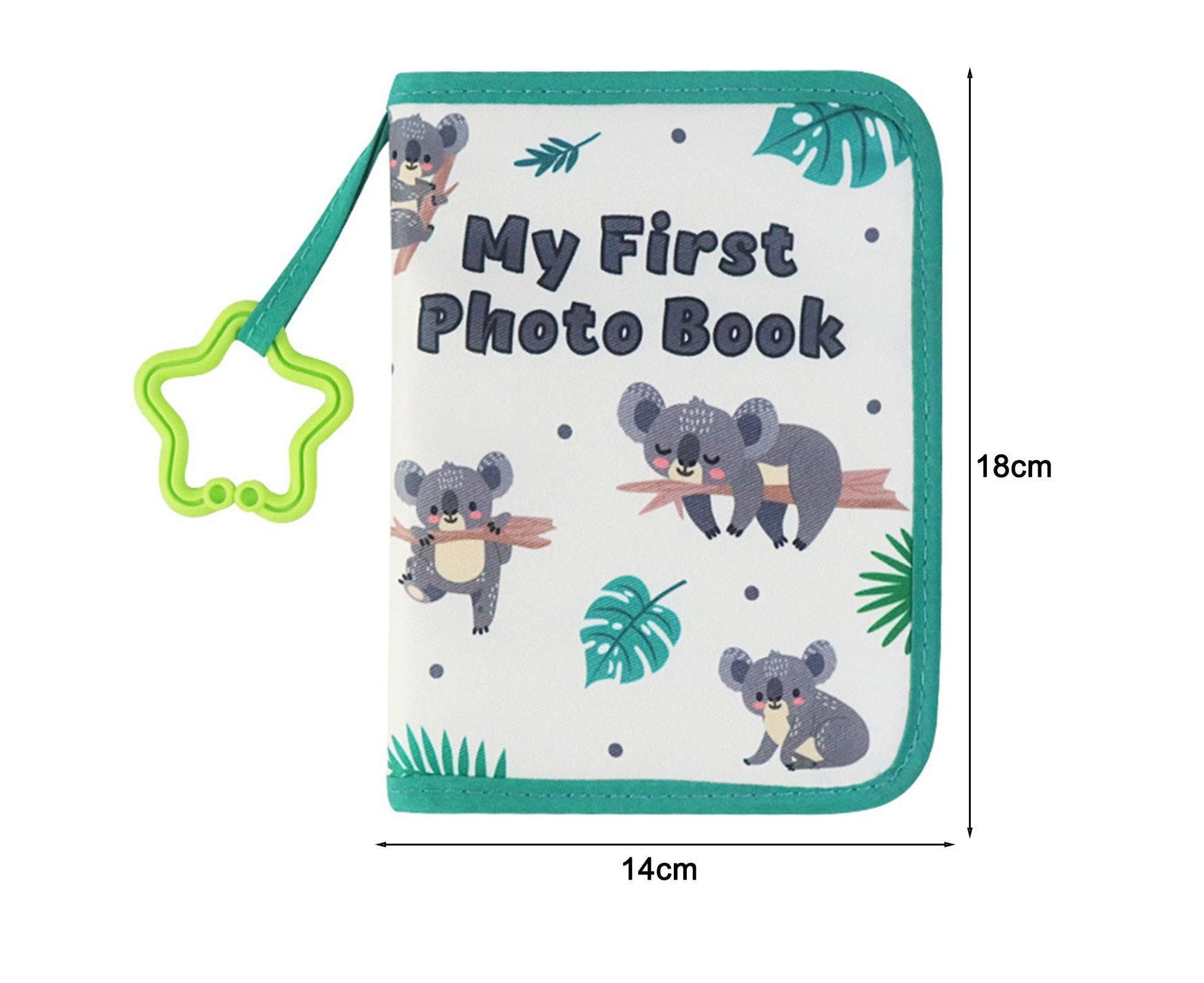 babies Photo Album Promote Brain Development Create Lasting Memories Soft Cloth Photo Book for babiess - Pink V1263-JX-2580