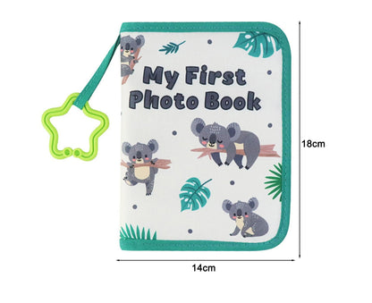 babies Photo Album Promote Brain Development Create Lasting Memories Soft Cloth Photo Book for babiess - Pink V1263-JX-2580