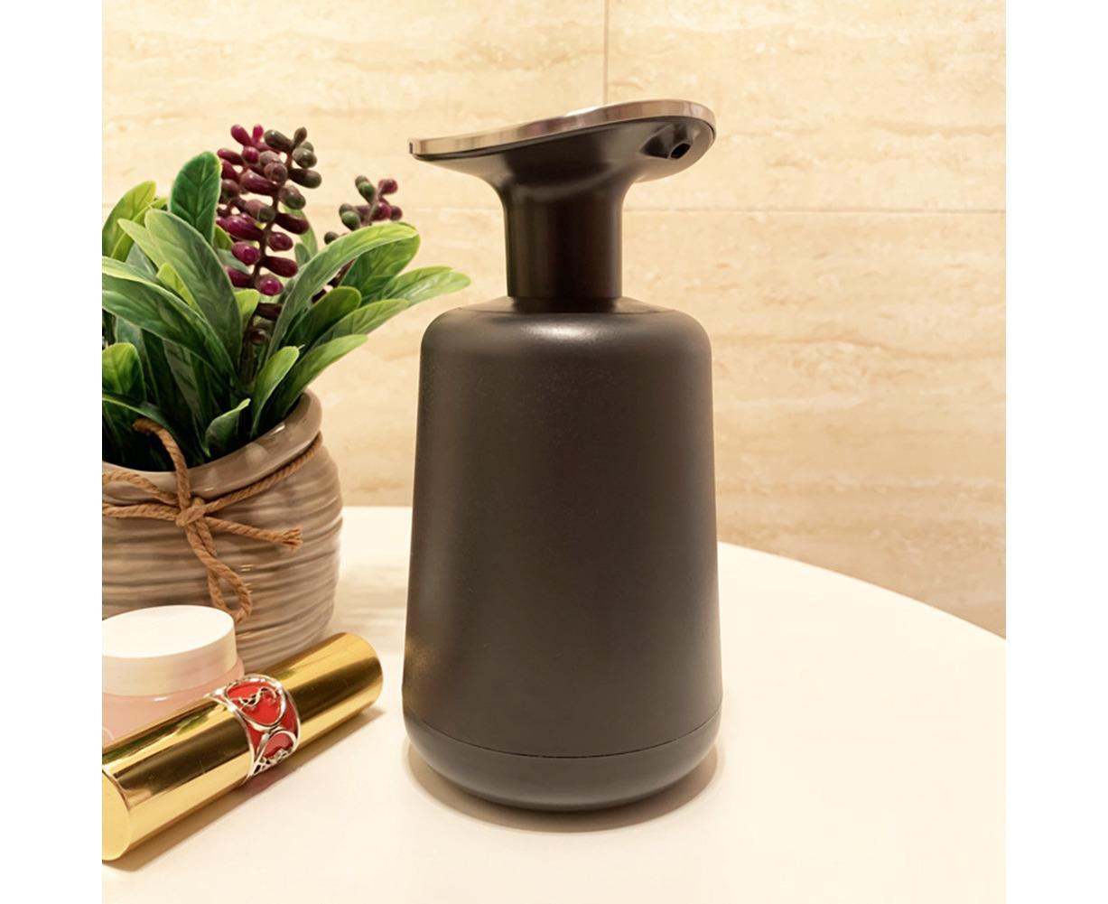 Bathroom Kitchen Lotion Shampoo Liquid Soap Dispenser Plastic Storage Bottle-Black V1263-JX-2581