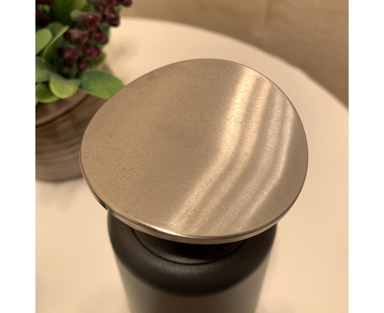 Bathroom Kitchen Lotion Shampoo Liquid Soap Dispenser Plastic Storage Bottle-Black V1263-JX-2581