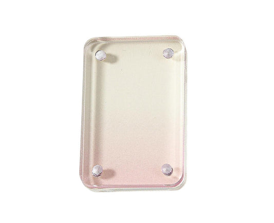 Card Brick grip Suction Transparent Visible DIY Store Photos Gradient Color Flowing Sand Mahjong Size Card V1263-JX-2582