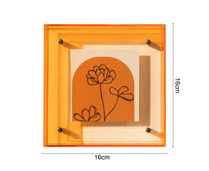 Dazzling Acrylic Photo Frame Ornaments Printing And Framing Creative Picture Frame Display DIY Wash Photos V1263-JX-2585