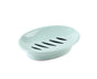 Double Layers Oval Soap Storage Holder Box Stand Kitchen Bathroom Accessories-Green V1263-JX-2592