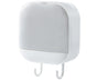 Flip Lid Design Soap Dish Impact-resistant PS Keep Sponge Dry Sponge Holder for Bathroom-Gray V1263-JX-2595