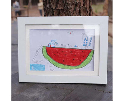 Flip Photo Frame Front Opening Picture Display Artwork Easy to Use Versatile Design Picture Display Stands - V1263-JX-2596