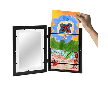 Flip Photo Frame Front Opening Picture Display Artwork Easy to Use Versatile Design Picture Display Stands - V1263-JX-2597