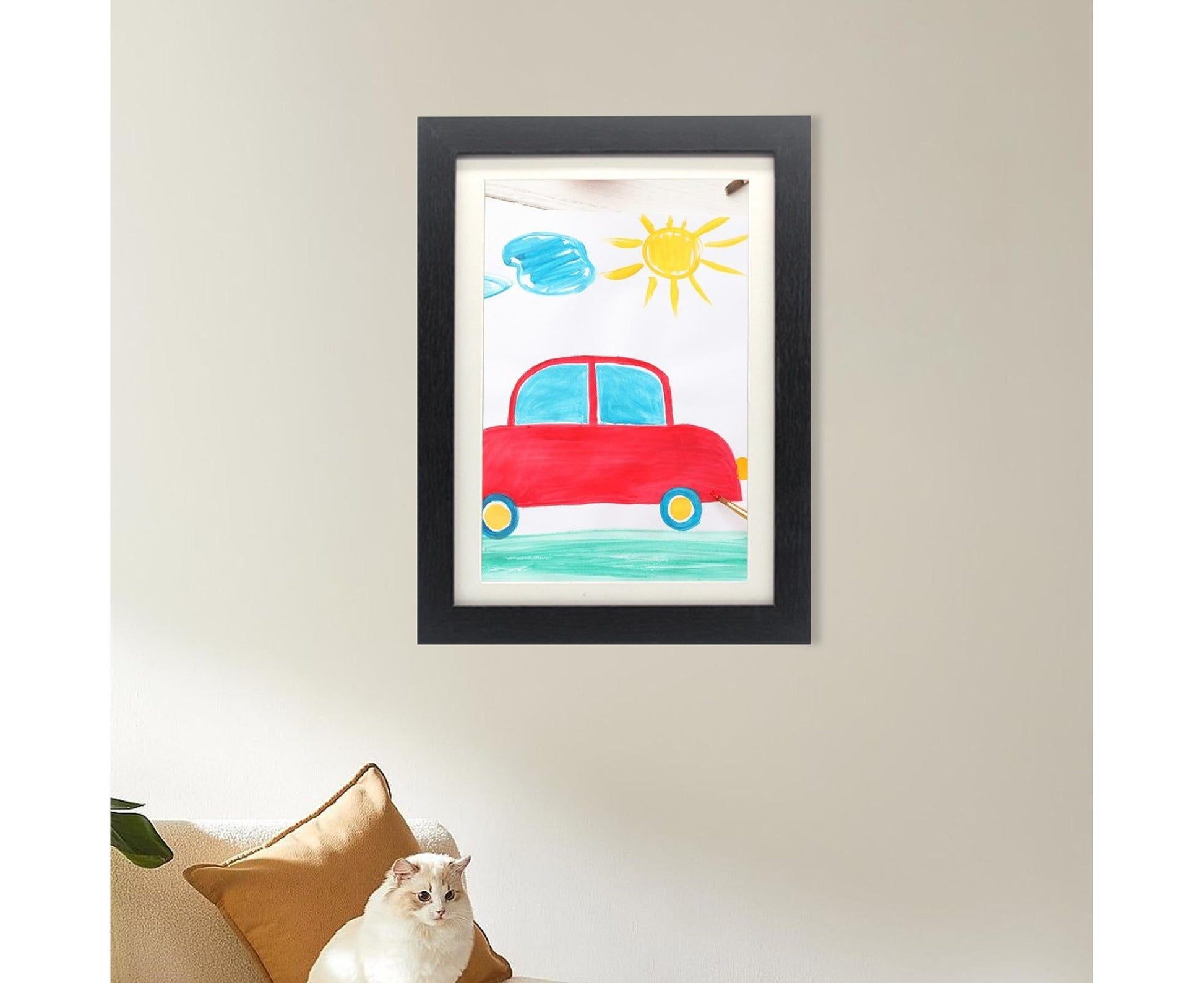 Flip Photo Frame Front Opening Picture Display Artwork Easy to Use Versatile Design Picture Display Stands - V1263-JX-2597