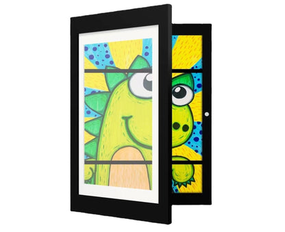 Flip Photo Frame Front Opening Picture Display Artwork Easy to Use Versatile Design Picture Display Stands - V1263-JX-2597