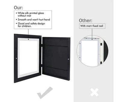 Flip Photo Frame Front Opening Picture Display Artwork Easy to Use Versatile Design Picture Display Stands - V1263-JX-2597