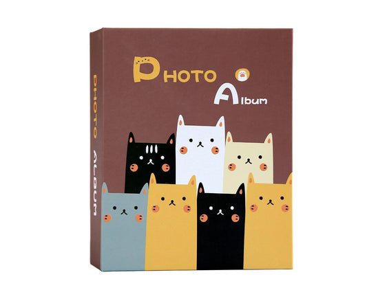 Hardcover Photo Album Large Capacity 100 Clear Pockets DIY Family Wedding Anniversary Picture Collection V1263-JX-2601