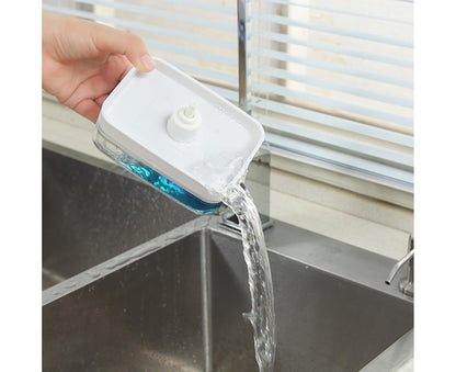 Innovative Dish Soap Dispenser Decorative HIPS 2 in 1 Liquid Detachable Soap Storage Case Holder for V1263-JX-2602