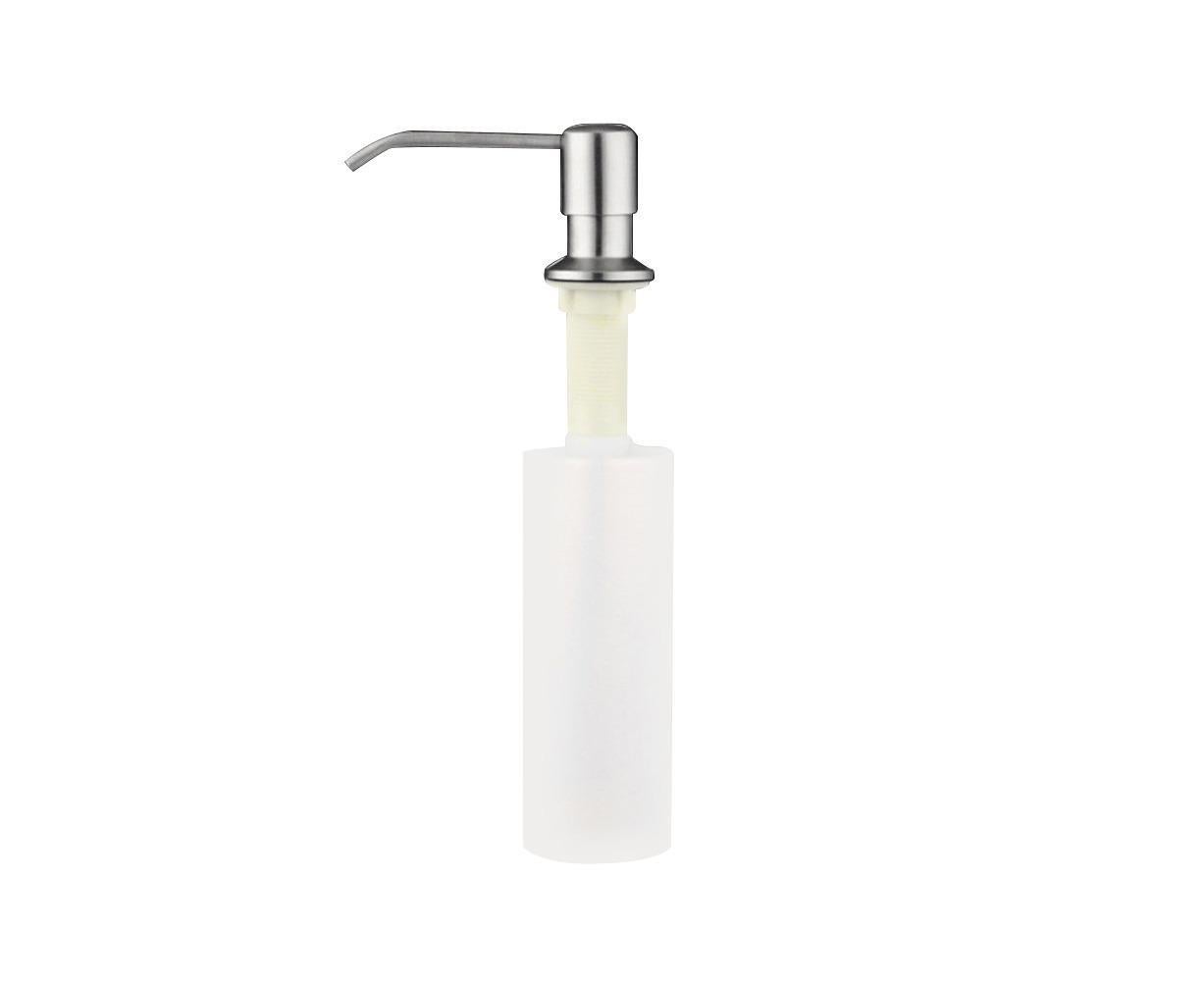 Kitchen Bathroom Stainless Steel Pump Lotion Sink Soap Dispenser Press Bottle V1263-JX-2605