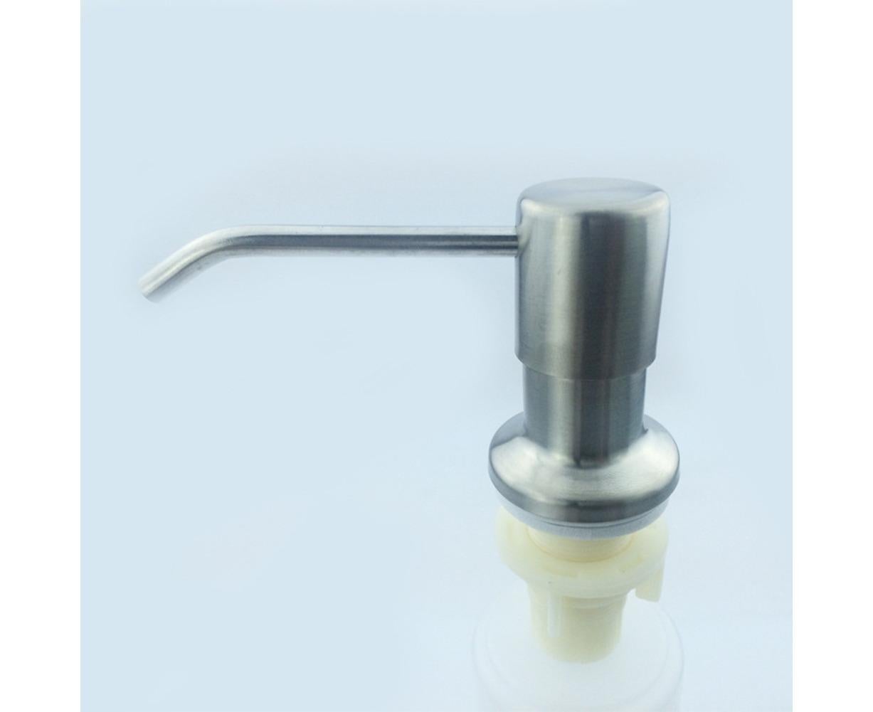 Kitchen Bathroom Stainless Steel Pump Lotion Sink Soap Dispenser Press Bottle V1263-JX-2605