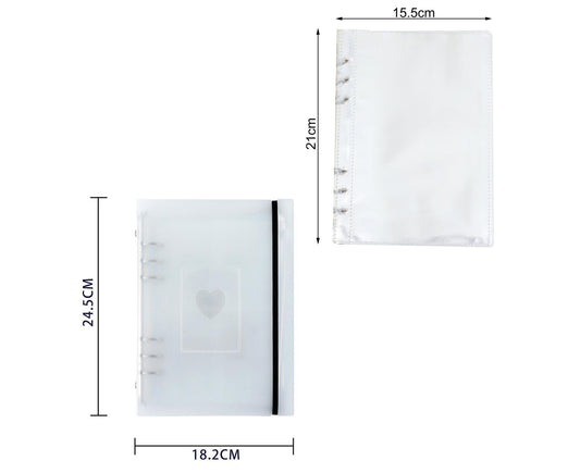 Photo Album Large Capacity Inserted Type Dustproof Souvenir A5 Loose-leaf 3 Inches Stars Photos Binder for V1263-JX-2615