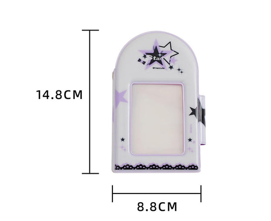 Photo Album Large Capacity Waterproof Insert Type PVC 3 Inch 40 Pages Picture Album Card Storage Binder V1263-JX-2617