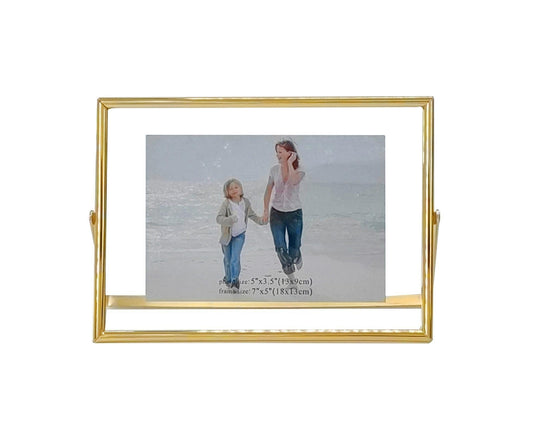 Photo Frame Adjustable Durable Metal Frame Photo Holder Elegant Stylish Picture Frame for Home Decoration - V1263-JX-2622
