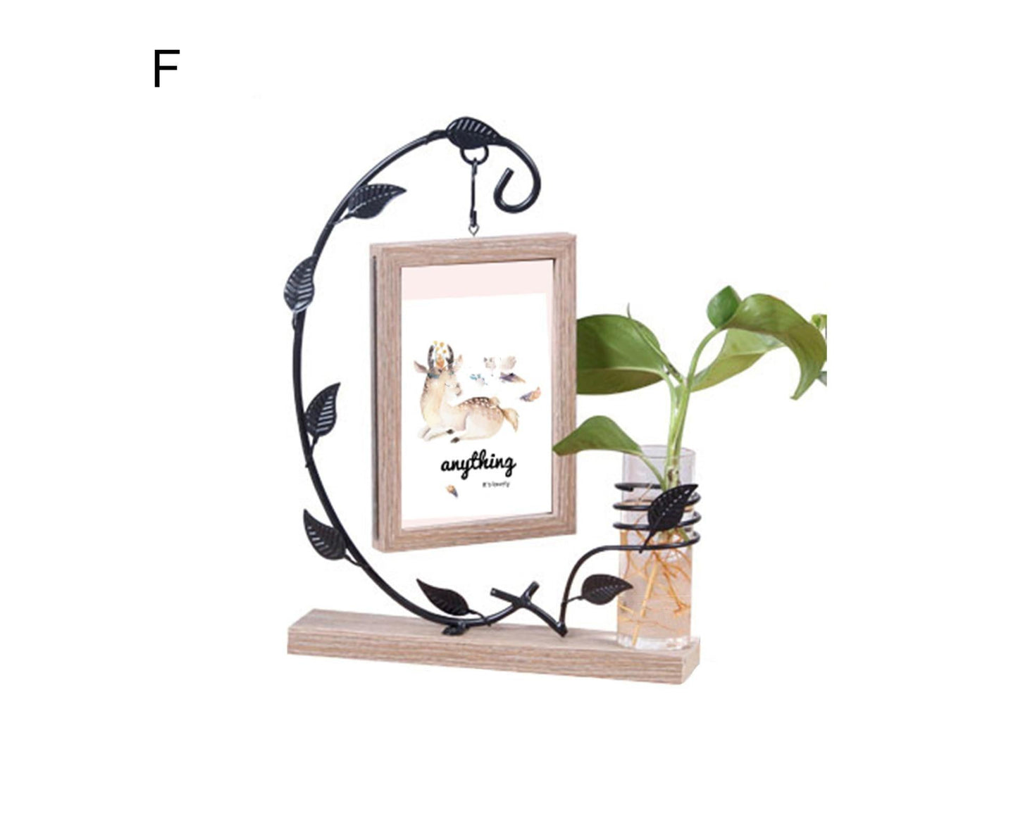 Picture Frame Double Sided Stable Base Smooth Edge High Strength Rustproof Decorative Burr Free Desktop Photo V1263-JX-2626