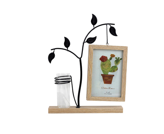 Picture Frame Double Sided Stable Base Smooth Edge High Strength Rustproof Decorative Burr Free Desktop Photo V1263-JX-2627