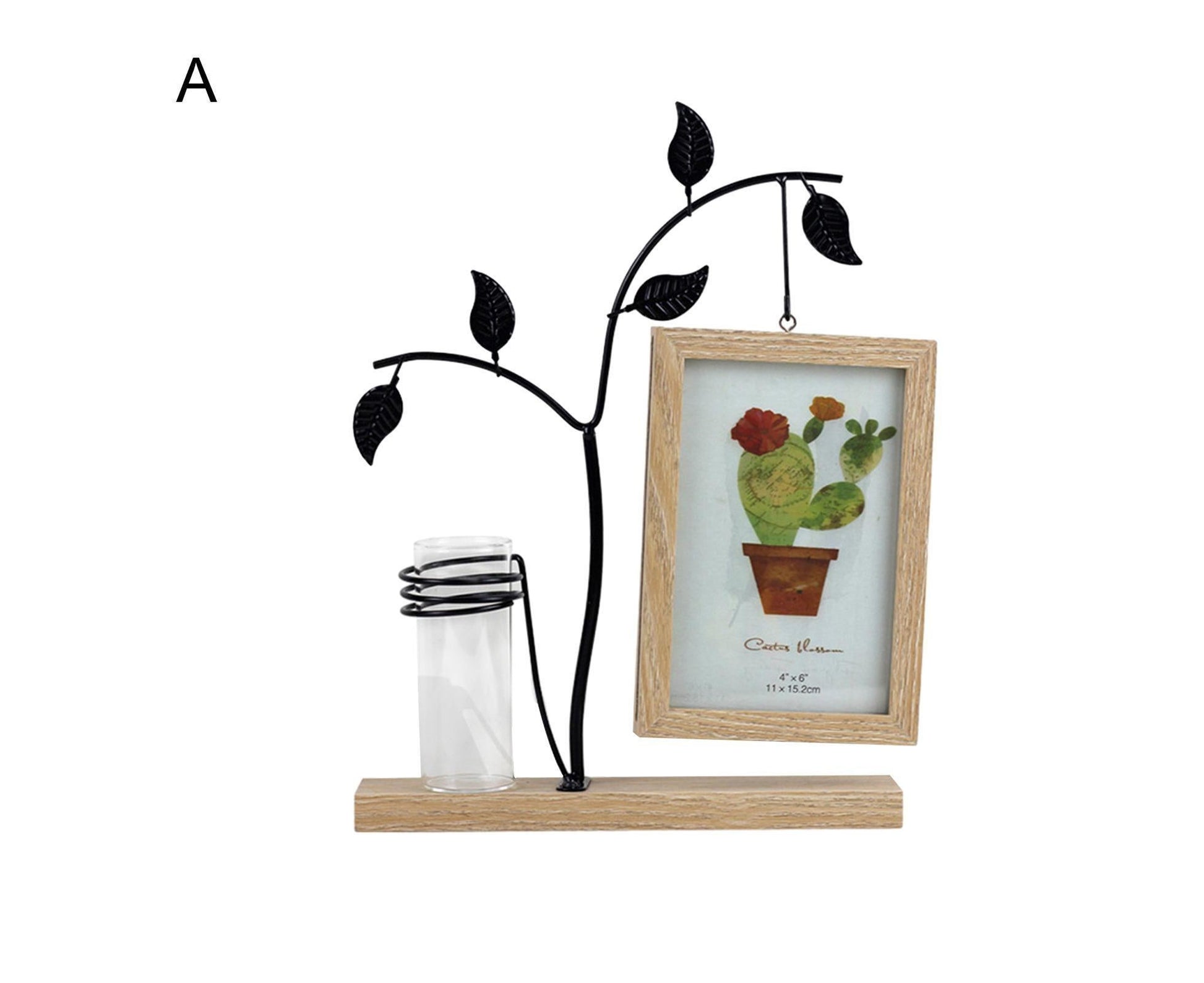 Picture Frame Double Sided Stable Base Smooth Edge High Strength Rustproof Decorative Burr Free Desktop Photo V1263-JX-2627