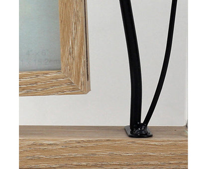 Picture Frame Double Sided Stable Base Smooth Edge High Strength Rustproof Decorative Burr Free Desktop Photo V1263-JX-2627