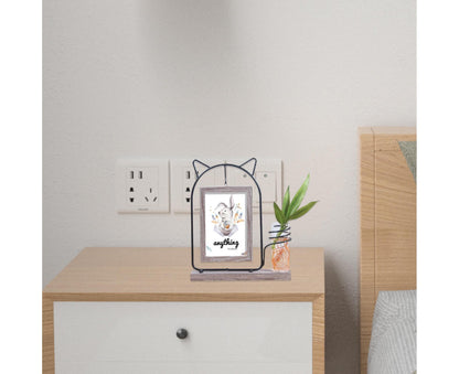 Picture Frame Double Sided Stable Base Smooth Edge High Strength Rustproof Decorative Burr Free Desktop Photo V1263-JX-2628