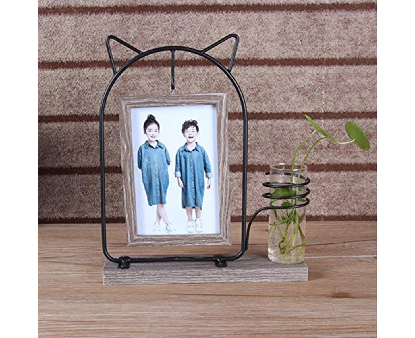 Picture Frame Double Sided Stable Base Smooth Edge High Strength Rustproof Decorative Burr Free Desktop Photo V1263-JX-2628