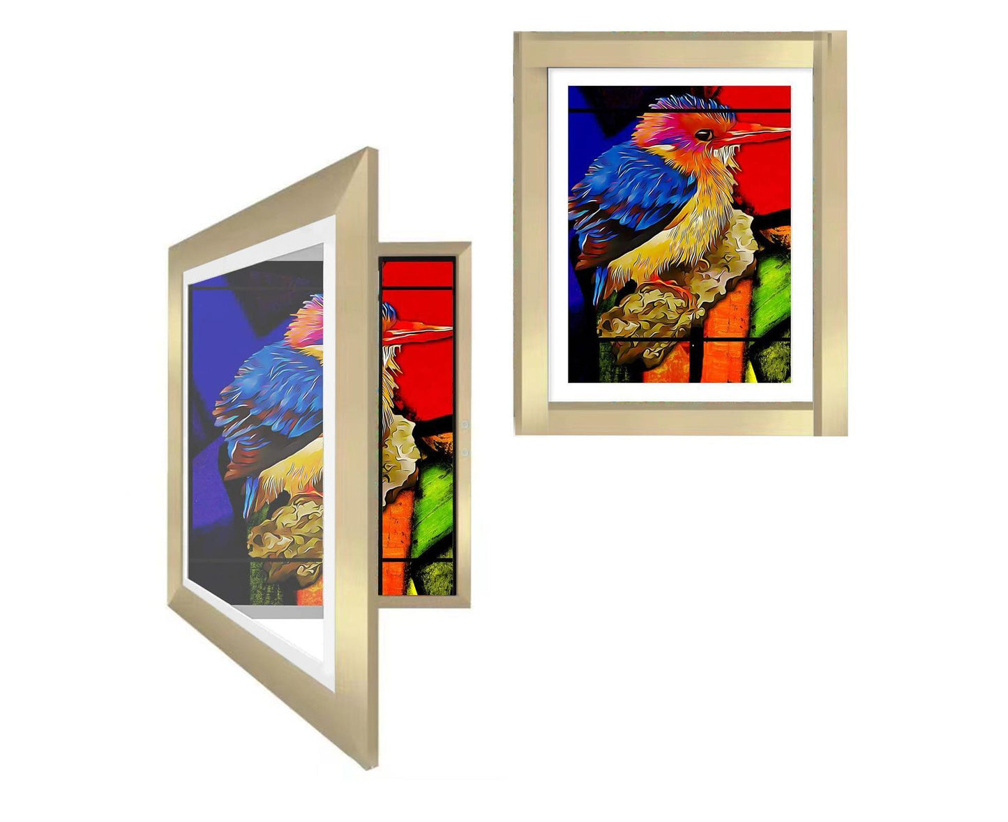Picture Frame Front-Opening Shatter Resistant Decorative Changeable Not Easily Deformed Display Photo Easy to V1263-JX-2629