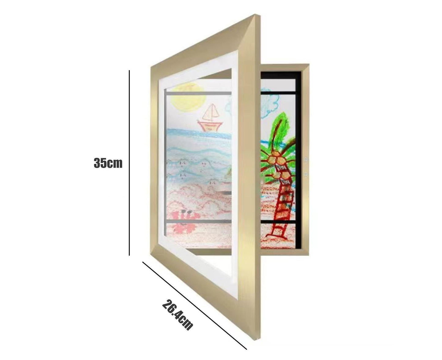 Picture Frame Front-Opening Shatter Resistant Decorative Changeable Not Easily Deformed Display Photo Easy to V1263-JX-2629