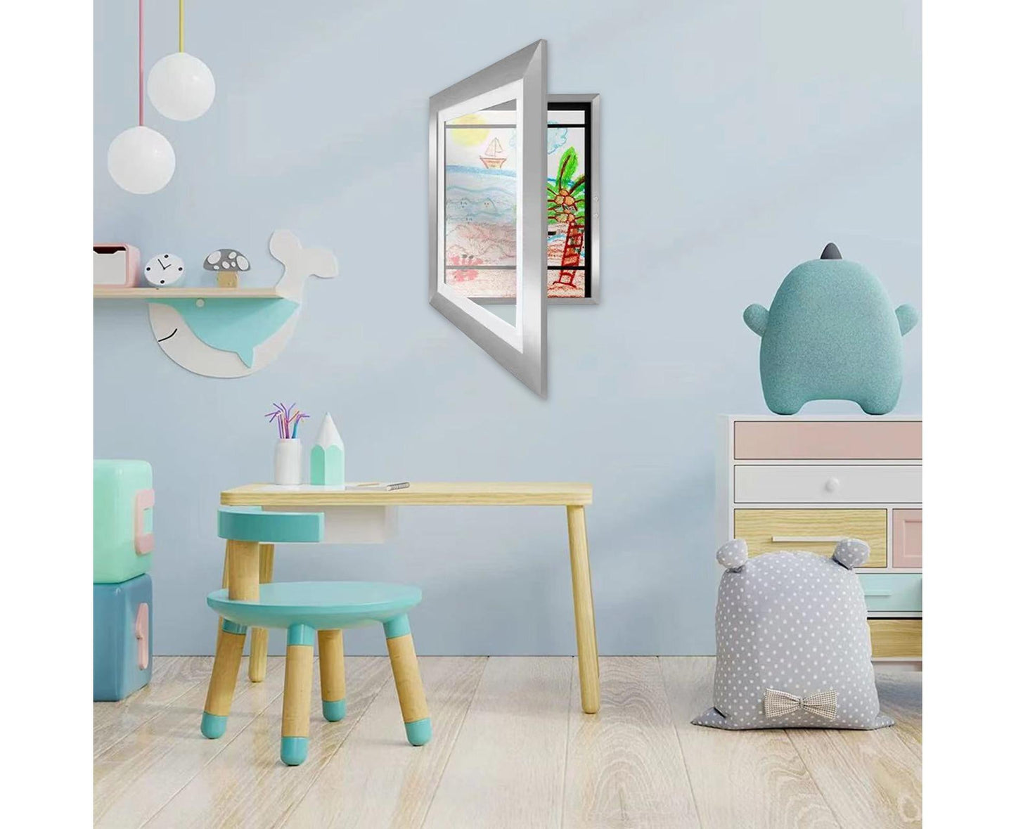 Picture Frame Front-Opening Shatter Resistant Decorative Changeable Not Easily Deformed Display Photo Easy to V1263-JX-2630