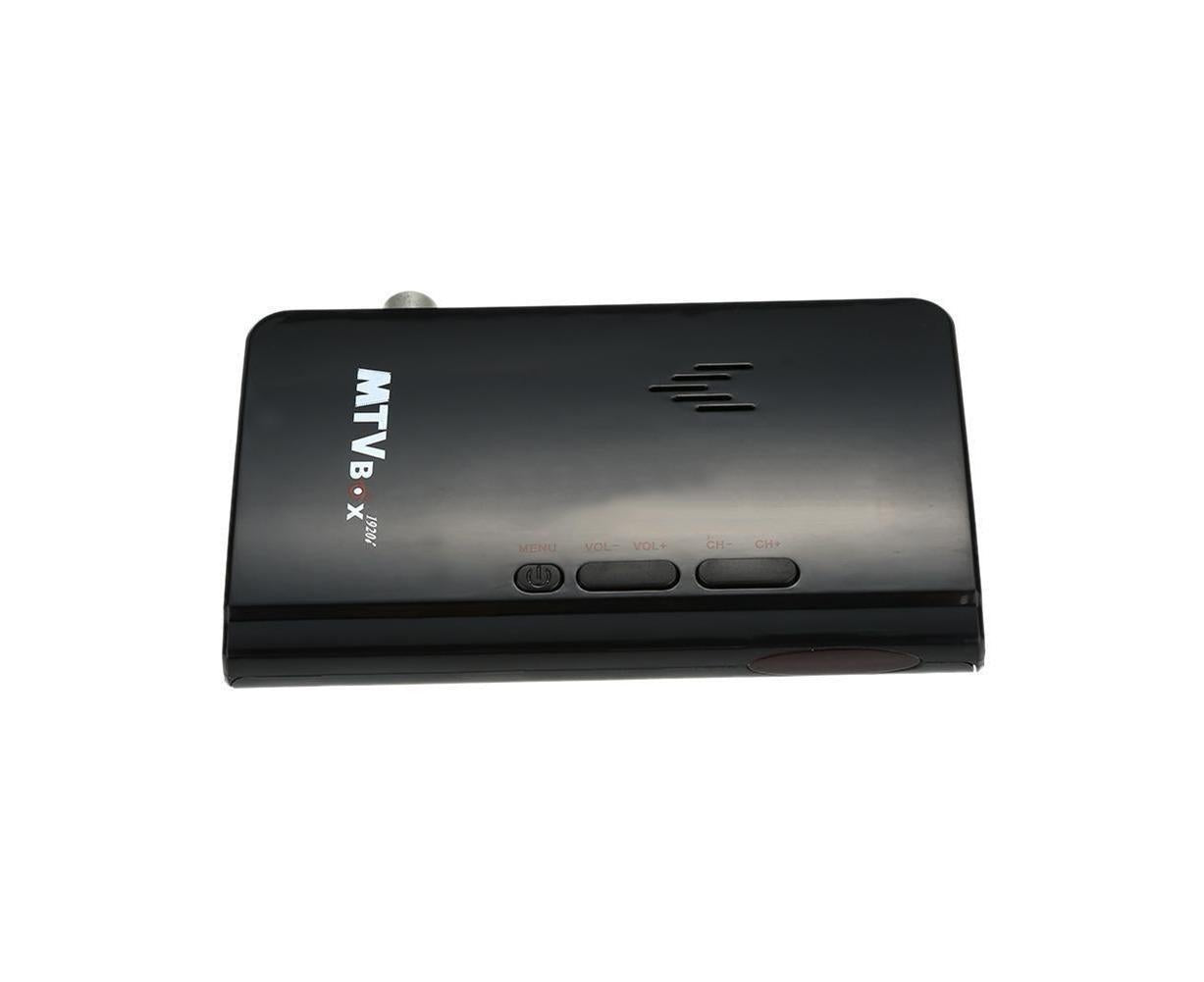 Mini TV Box Digital Computer RF AV to VGA HDTV Programs Tuner Receiver Monitor - Black V1263-JX-265
