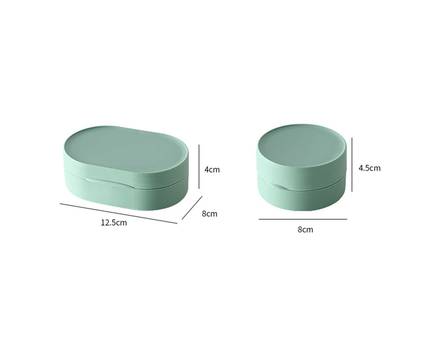 Soap Box Small with Lid Soap Dish Storage Box for Travellue V1263-JX-2651