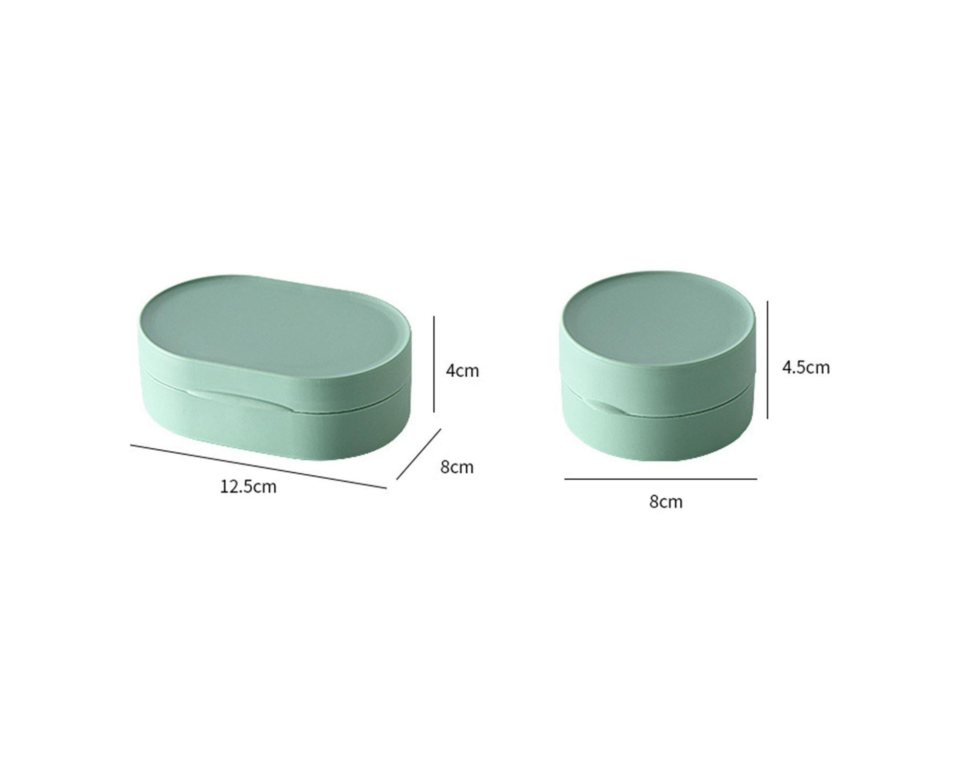Soap Box Small with Lid Soap Dish Storage Box for Travellue V1263-JX-2651