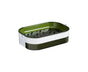 Soap Case Wall Mounted Ventilation Plastic Water Draining Dry Quickly Soap Sponge Dish for Bathroom-Green V1263-JX-2654