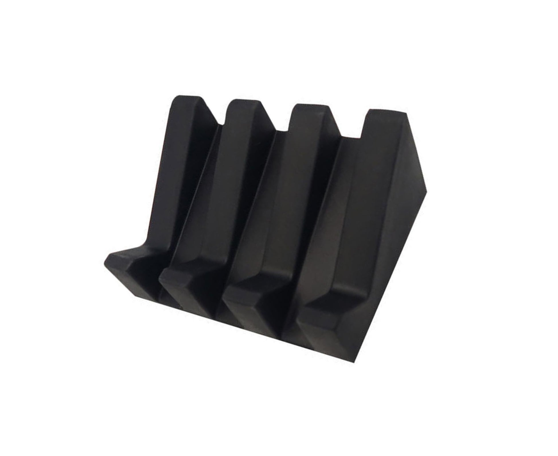 Soap Dish Easy Clean Self-draining Silicone Convenient Quick Drainage Soap Rack Toilet Supplies -Black V1263-JX-2656