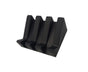 Soap Dish Easy Clean Self-draining Silicone Convenient Quick Drainage Soap Rack Toilet Supplies -Black V1263-JX-2656