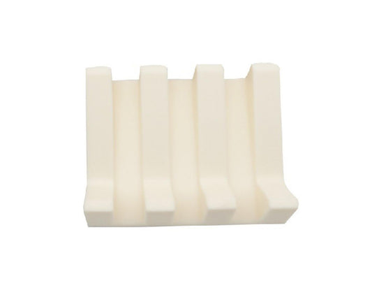 Soap Dish Easy Clean Self-draining Silicone Convenient Quick Drainage Soap Rack Toilet Supplies -Ivory V1263-JX-2657
