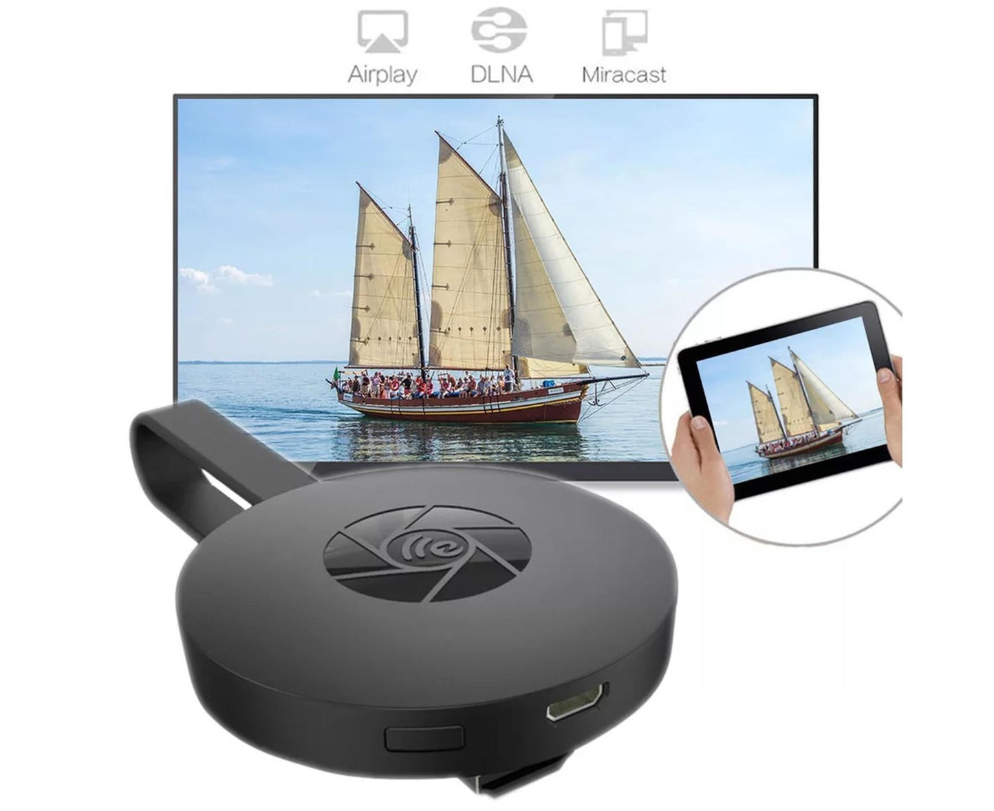 Phone Projection Device High Resolution High-speed Transmission Plug Play WiFi HDMI-compatible Mobile Phone V1263-JX-266