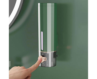 Soap Dispenser Wall Mounted Punch-free Visible Window Press Type Large Capacity Shampoo Conditioner Shower V1263-JX-2663