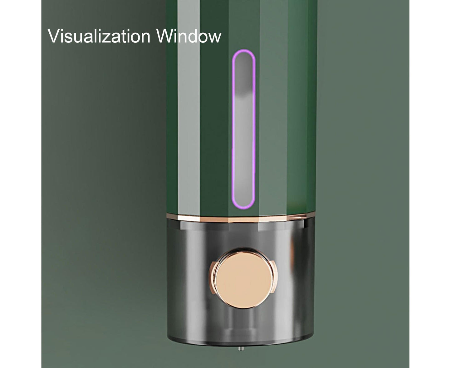 Soap Dispenser Wall Mounted Punch-free Visible Window Press Type Large Capacity Shampoo Conditioner Shower V1263-JX-2663