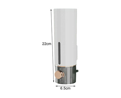 Soap Dispenser Wall Mounted Punch-free Visible Window Press Type Large Capacity Shampoo Conditioner Shower V1263-JX-2664