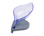 Soap Holder Drainage Design Leaf Shape Solid Color Punch-free Great Stickiness Storage Soaps Sturdy Structure V1263-JX-2668