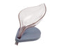 Soap Holder Drainage Design Leaf Shape Solid Color Punch-free Great Stickiness Storage Soaps Sturdy Structure V1263-JX-2669