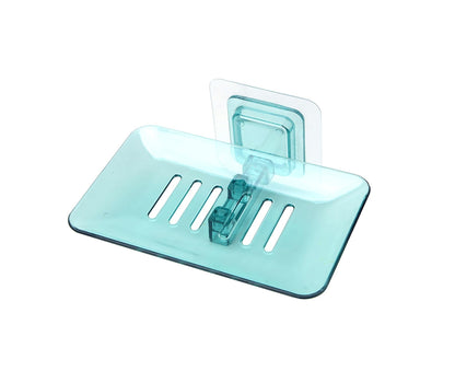 Soap Holder Easy to Install Selfdhesive PVC Bathroom Soap Holder for Home-Green V1263-JX-2670