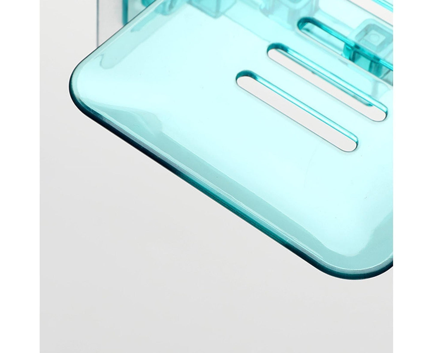 Soap Holder Easy to Install Selfdhesive PVC Bathroom Soap Holder for Home-Green V1263-JX-2670