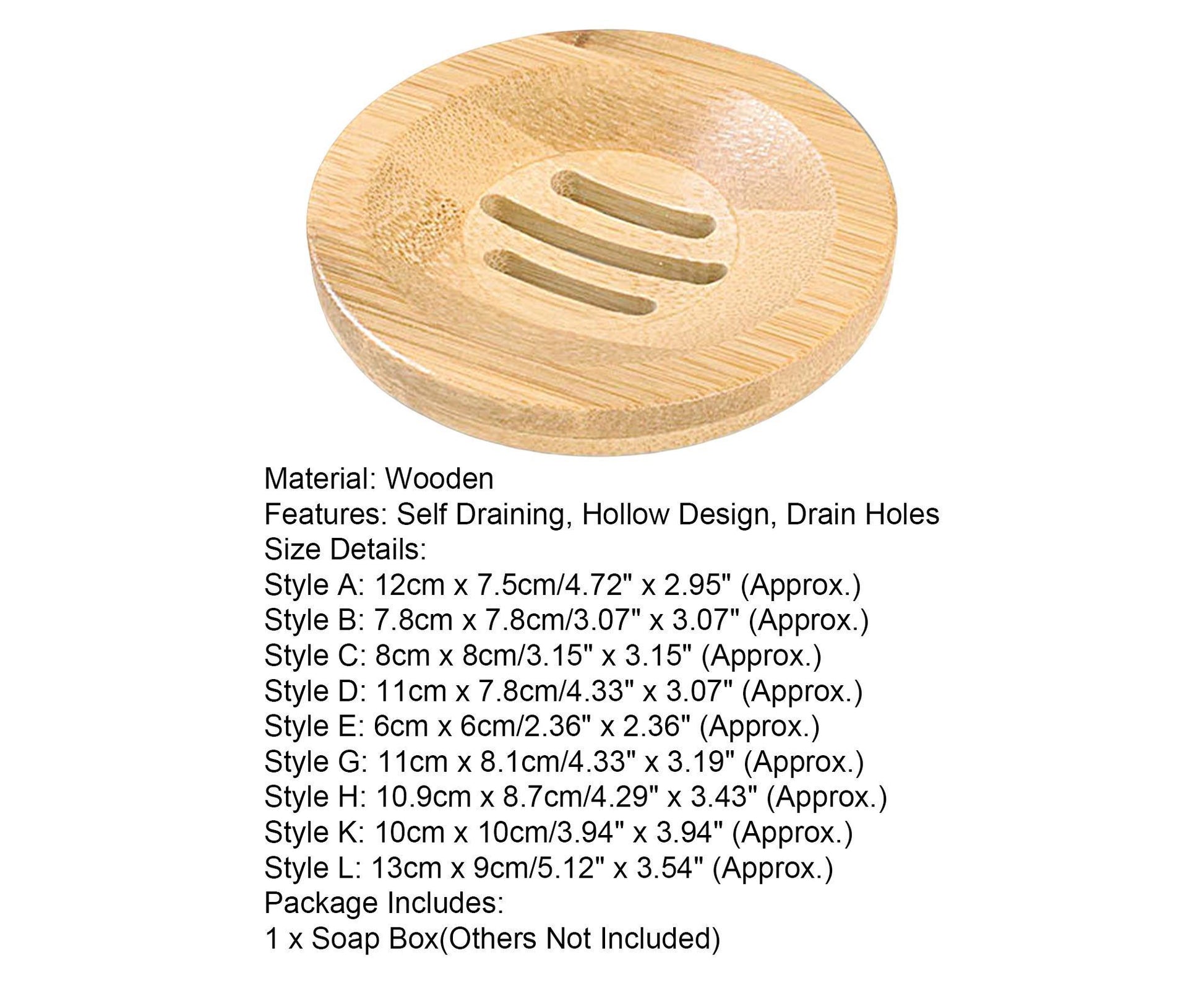 Streamlined Soap Tray Non-slip Hollow Design Prevent Mildew Soap Holder Bathroom Accessories V1263-JX-2677