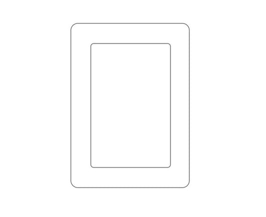 Wall Mounted 5 Inch Photo Frame grip Picture Holder Living Room Art Decor-White V1263-JX-2679