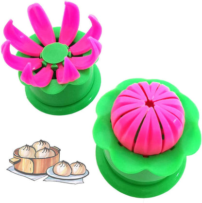 2-Pack Steamed Stuffed Bun Making Mold, Pastry Pie Steam Bun Dumpling Maker Mould, Empanada Mold Kit V1263-JX-2683