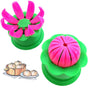 2-Pack Steamed Stuffed Bun Making Mold, Pastry Pie Steam Bun Dumpling Maker Mould, Empanada Mold Kit V1263-JX-2683