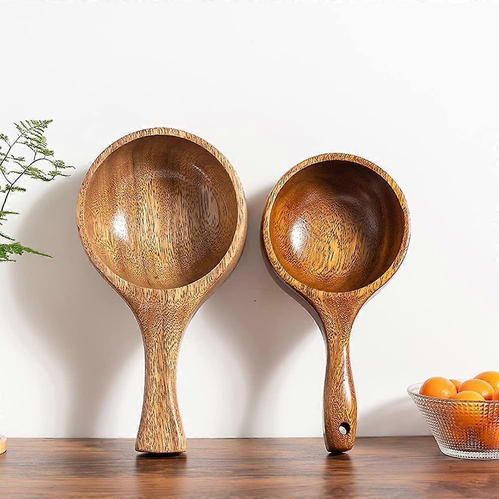 Wooden Spoon Solid Wood Water Spoon Rice Spoon Multipurpose Tableware Kitchen Utensil V1263-JX-2685