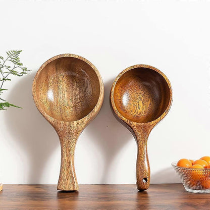 Wooden Spoon Solid Wood Water Spoon Rice Spoon Multipurpose Tableware Kitchen Utensil V1263-JX-2685